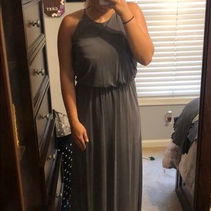 Gap grey maxi dress